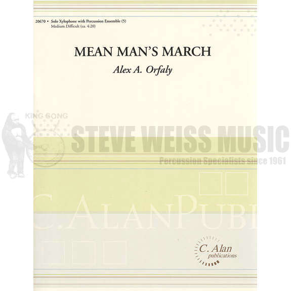 Orfaly-Mean Man's March  (new edition) (SP)-Solo X/V/ 4M/C