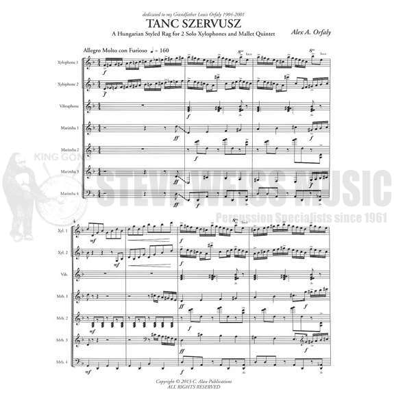 Orfaly-Tanc Szervusz (new edition) (SP)-solo 2X/B/V/Cro./ 4M