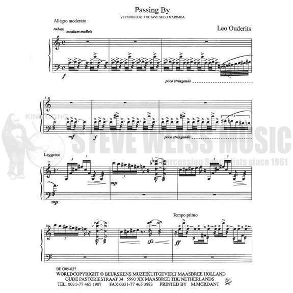 Ouderits-Passing By (5 octave version)-M