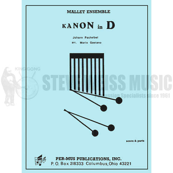Pachelbel-Kanon in D arr. Gaetano (SP)-P/2B/C/V/2M/4T/VC