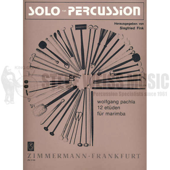 Pachla-Twelve Etudes for Marimba-M