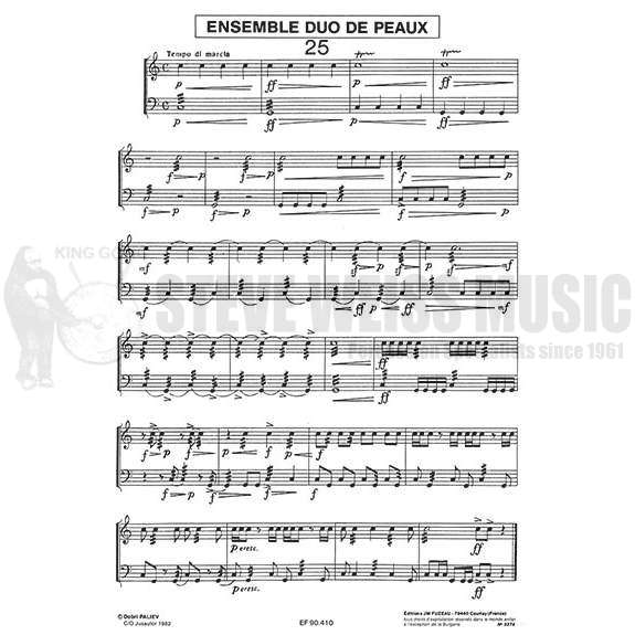 Paliev-Ens Duo de Peaux-Ser 25-30(2S)-SD/2T