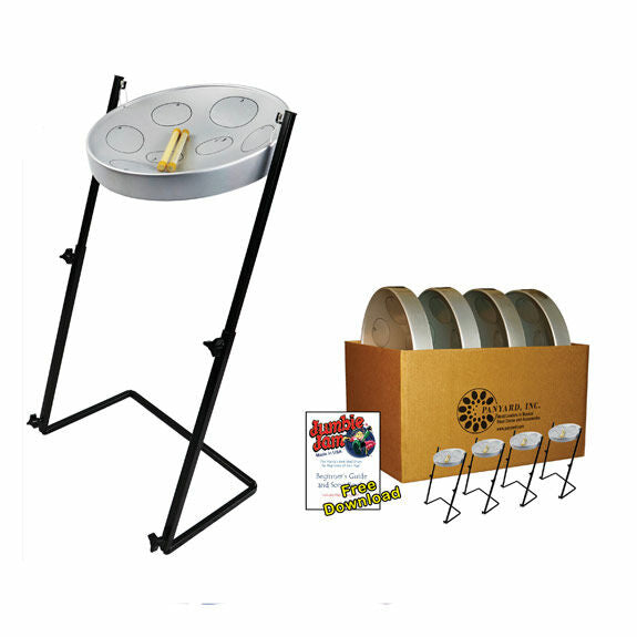 Tabletop Panyard Jumbie Jam Beginner Steel Drum Educator 4 Pack