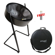 Panyard C20 Lead Pan with Stand, Case & Mallets Caribbean Night Finish