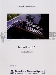 Papadimitriou-Taxim III Op. 16-M