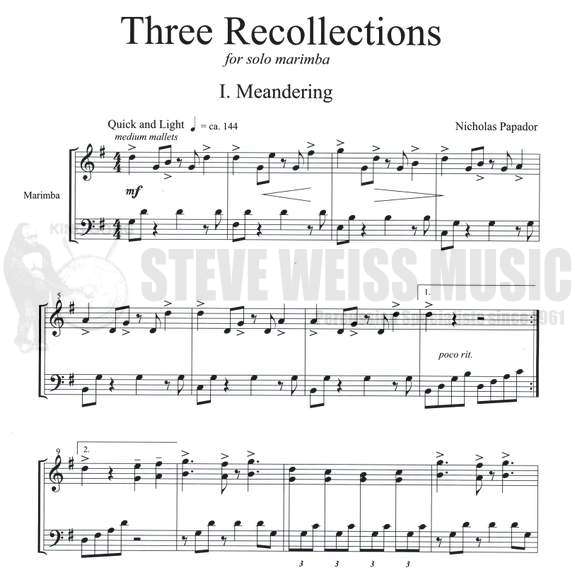 Papador-Three Recollections-M