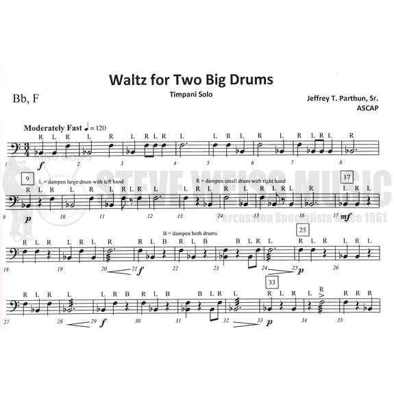 Parthun-Waltz for Two Big Drums-2T