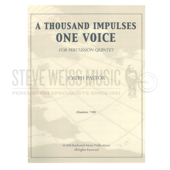 Pastor-Thousand Impulse One Voice, A (SP)-C/4T/P