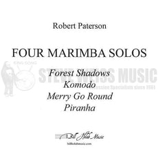 Paterson-Four Marimba Solos-M OS