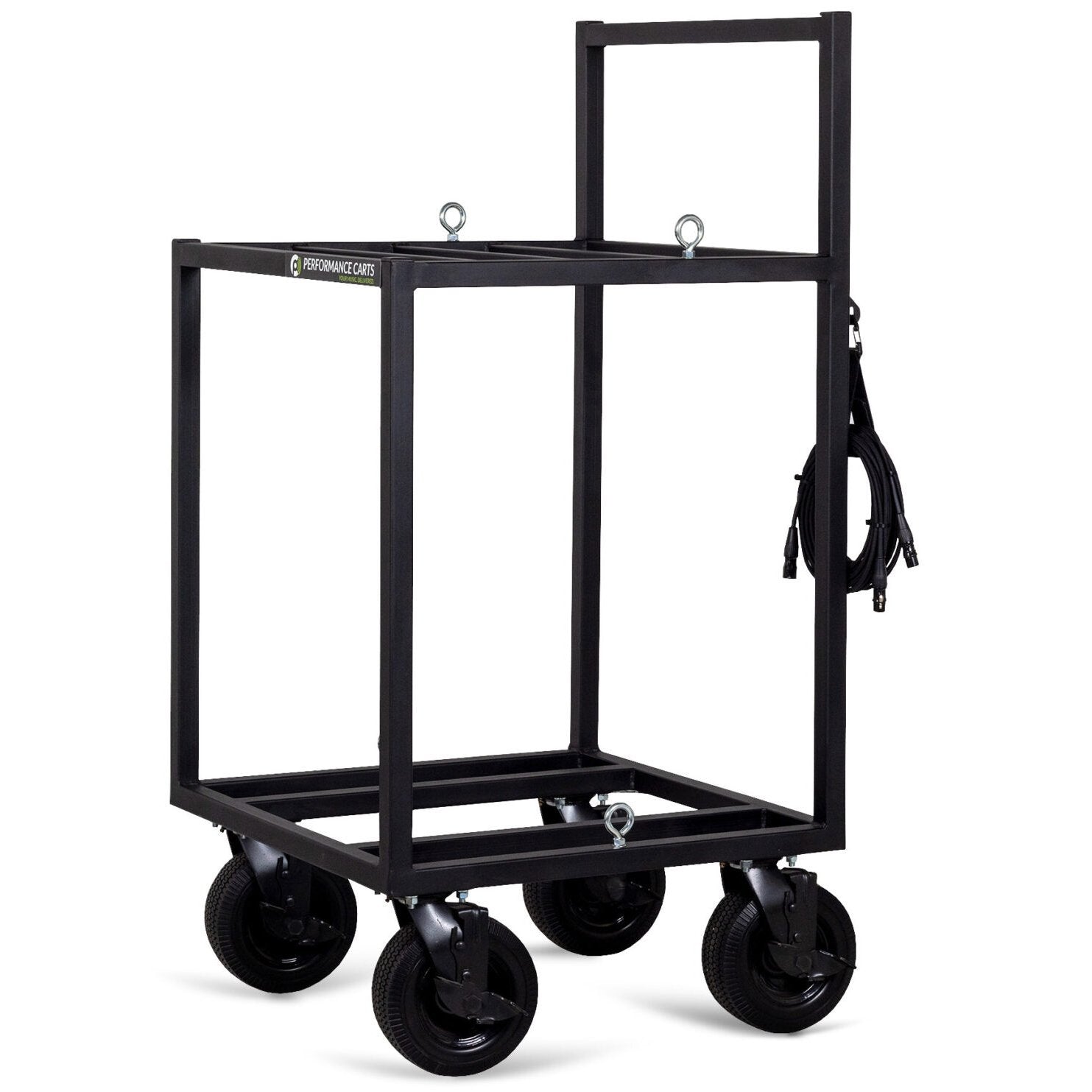 Performance Carts Stacked Speaker Cart PCS200v Angle