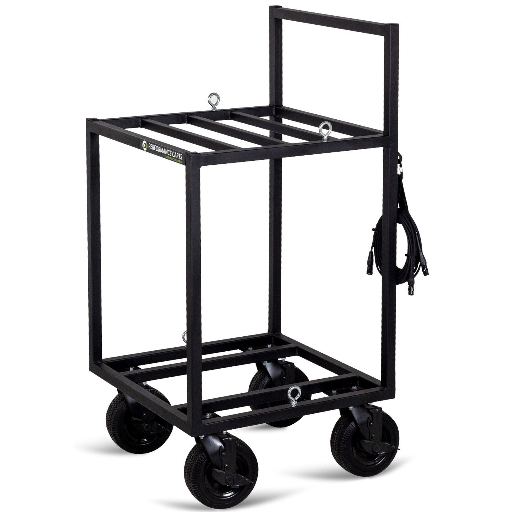 Performance Carts Stacked Speaker Cart PCS200v High Angle
