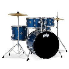 PDP Center Stage Complete Drum Kit 7x10, 8x12, 12x14F, 14x20, 5x14 pdce2015ktrb