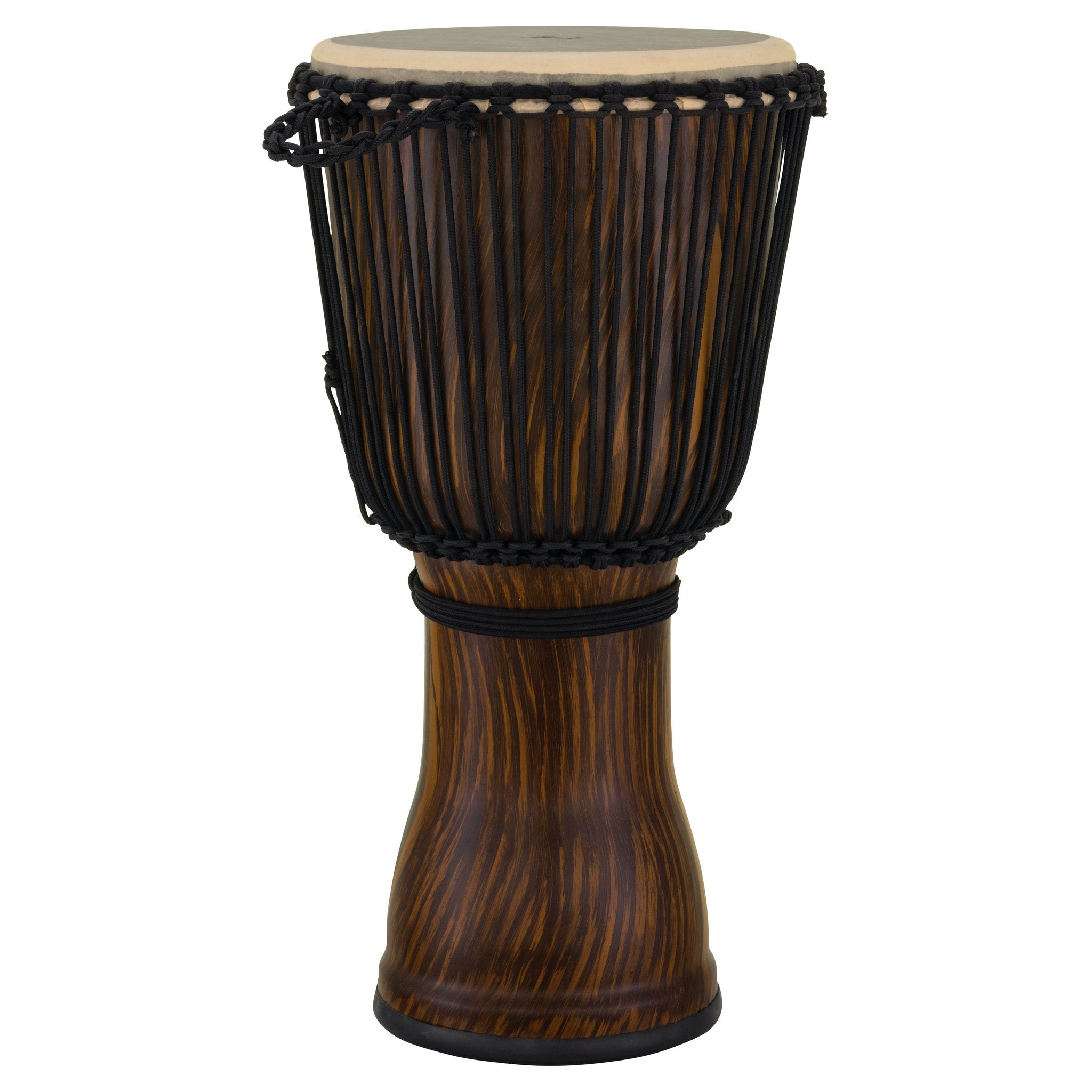 Pearl Artisan Rope-tuned Djembe - 12" - Artisan Straight Grain Limba - Image 2