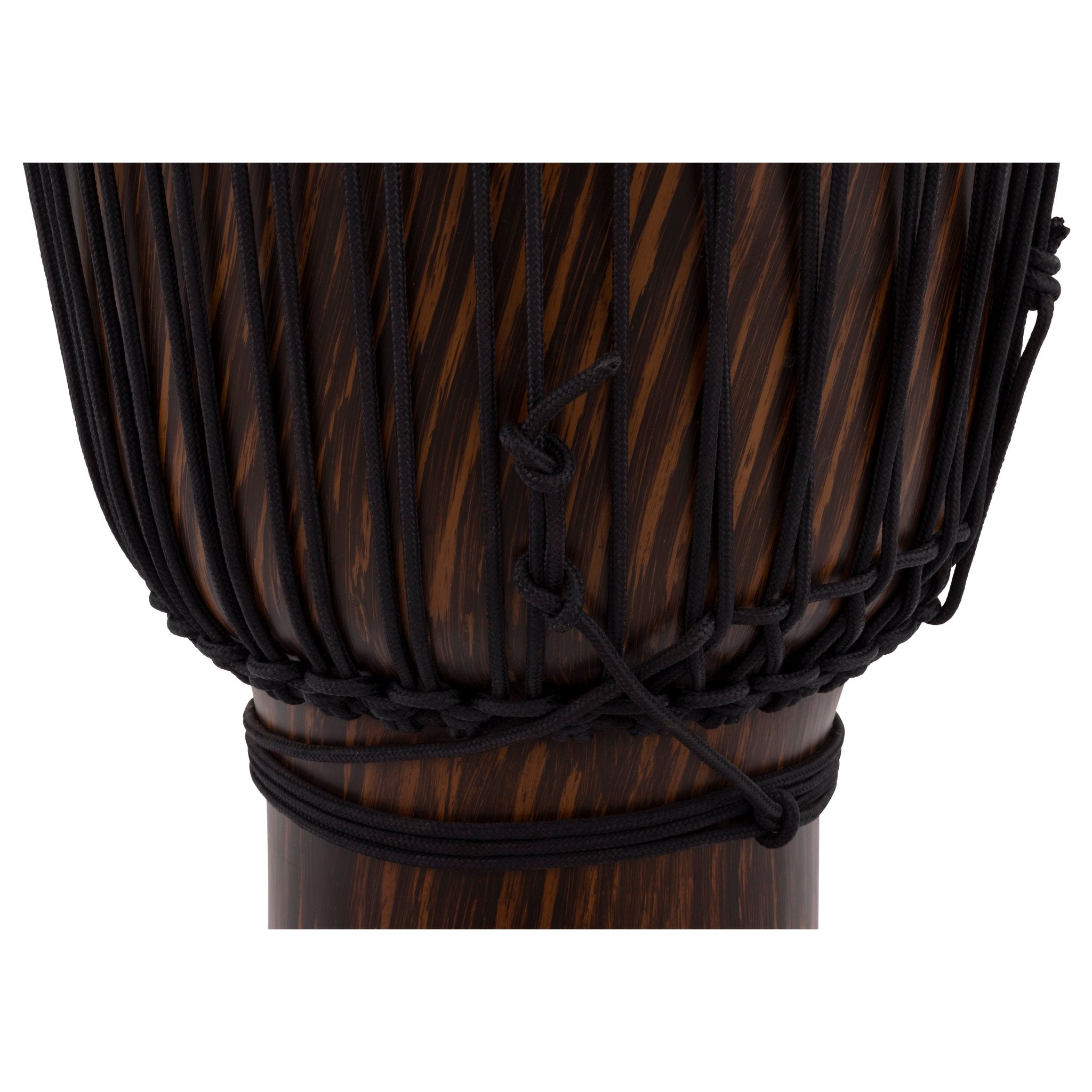 Pearl Artisan Rope-tuned Djembe - 12" - Artisan Straight Grain Limba - Image 3