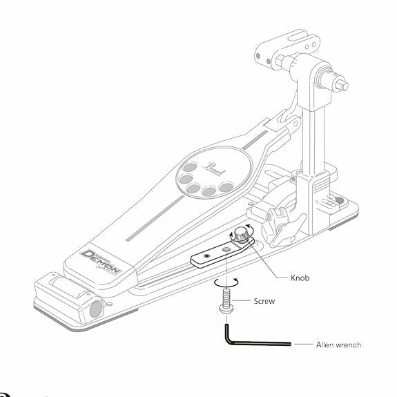Pearl Bass Drum Pedal Stabilizer and Anchor