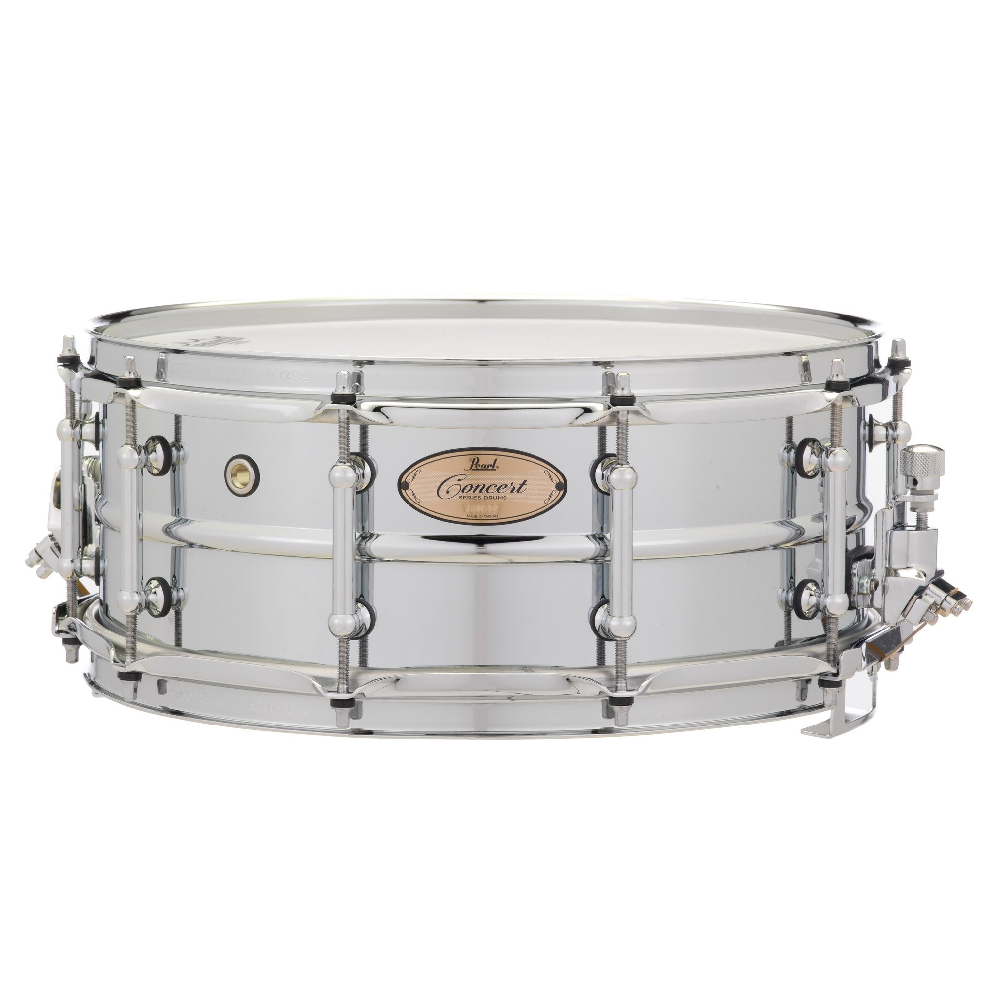 Pearl Concert Series Steel Concert Snare Drum -14x5.5 - Image 1