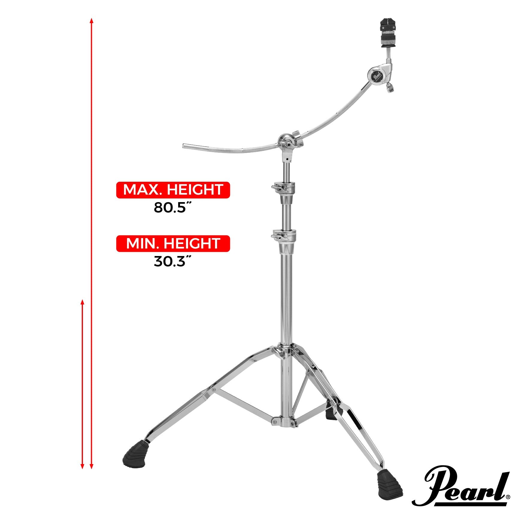 Pearl Curved Boom Cymbal Stand - Image 5