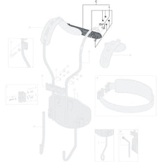 Pearl CX Airframe Carrier Backplate Assembly (Complete)