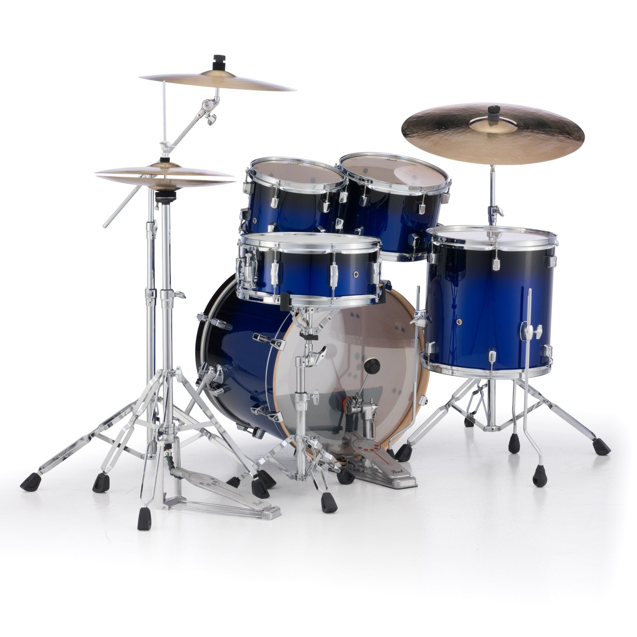 Pearl Decade Maple 5-piece Drum Set Shell Pack - 20" Bass Drum - Kobalt Blue Fade - Image 5