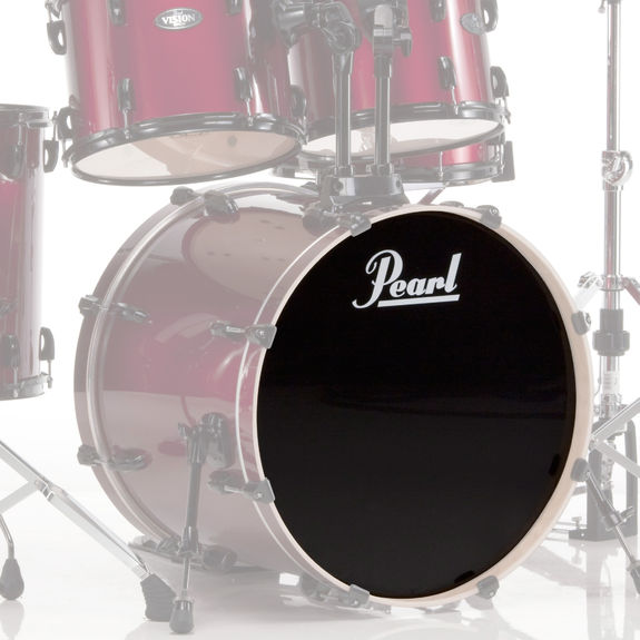 Pearl 20" Ebony Logo Front Bass Drumhead