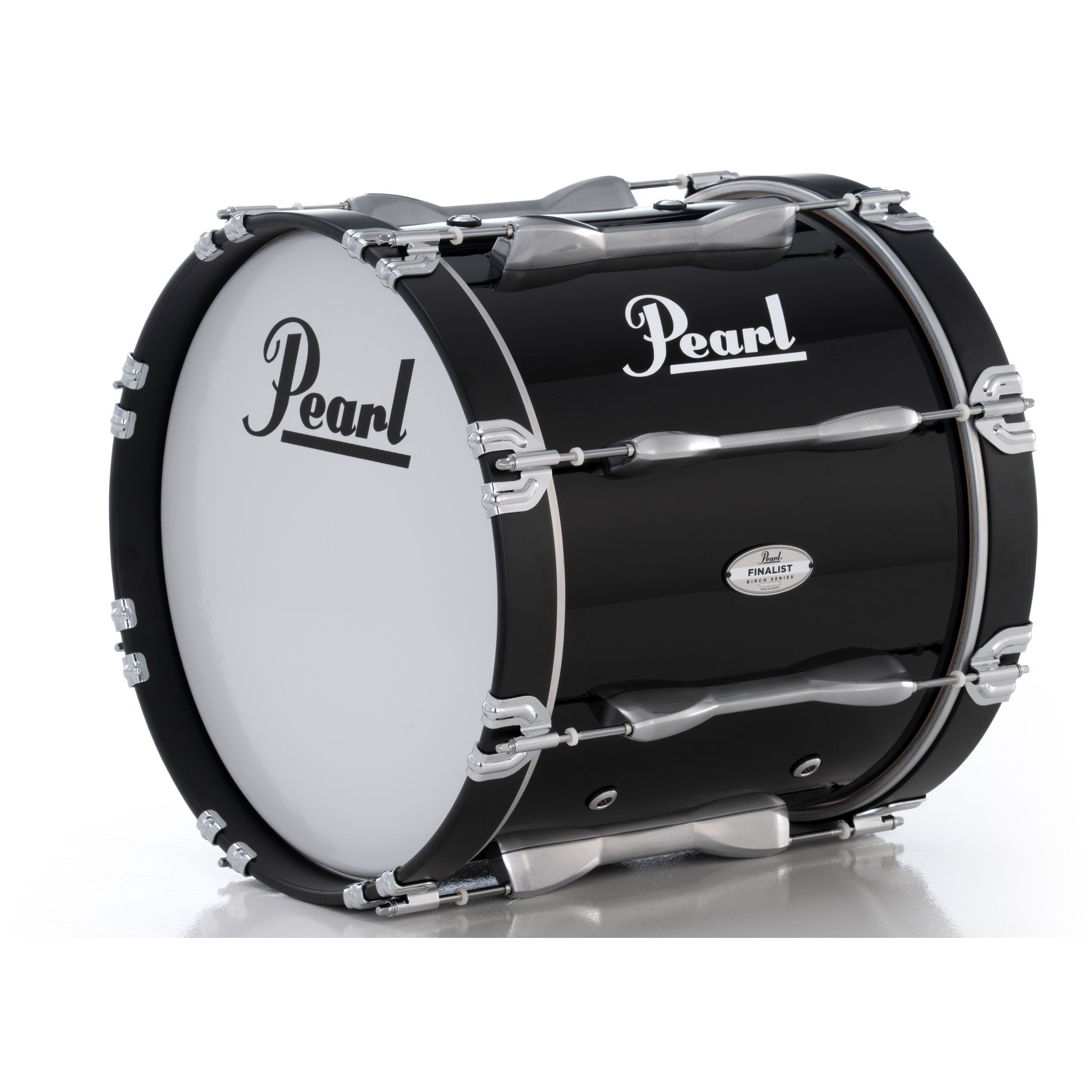 Pearl Finalist Birch Marching Bass Drum - 16" x 14" - Midnight Black - Image 2