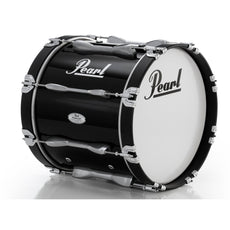Pearl Finalist Birch Marching Bass Drum - 16" x 14" - Midnight Black - Image 1