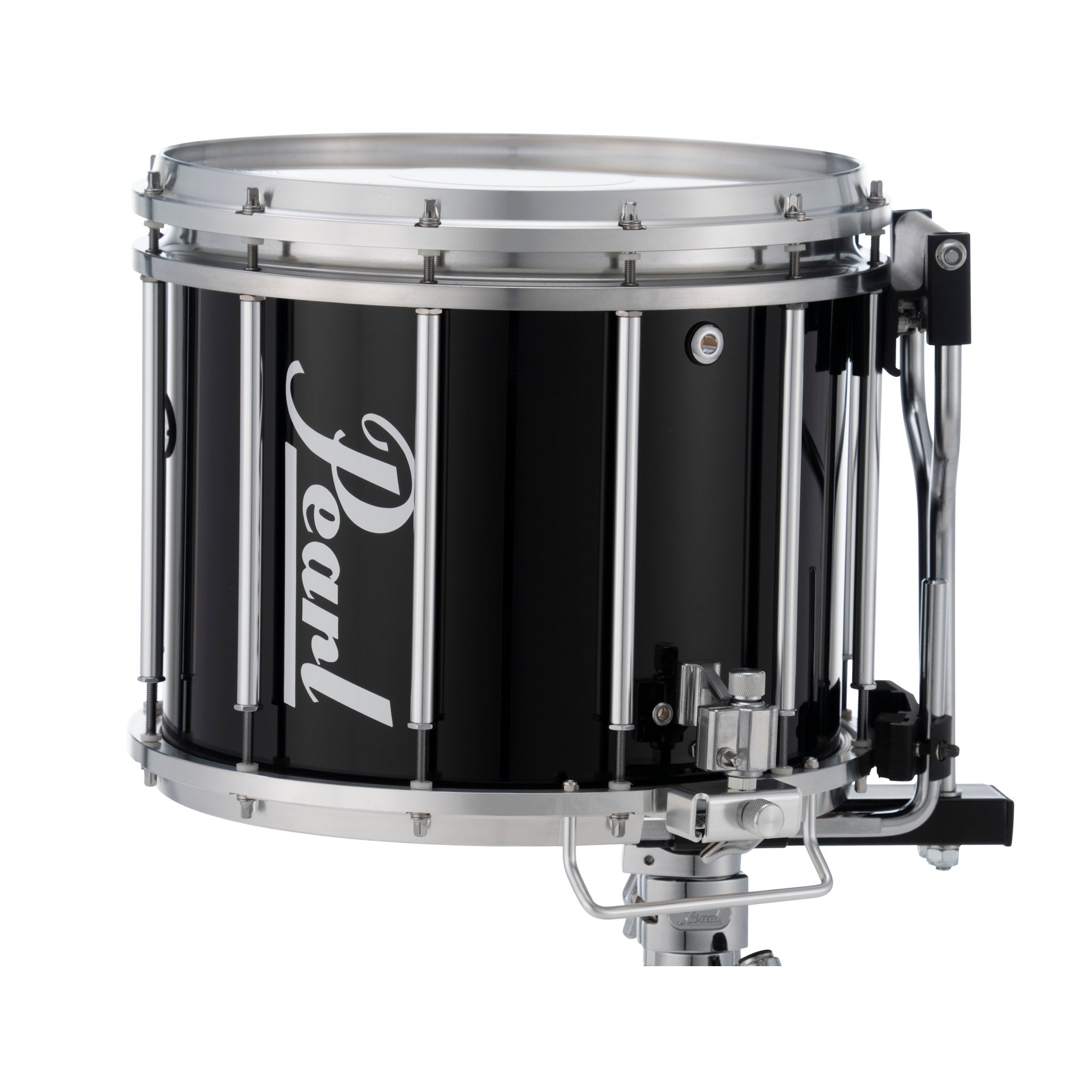 Pearl Finalist Birch Marching Snare Drum - 14" x 12" - Midnight Black - Image 6