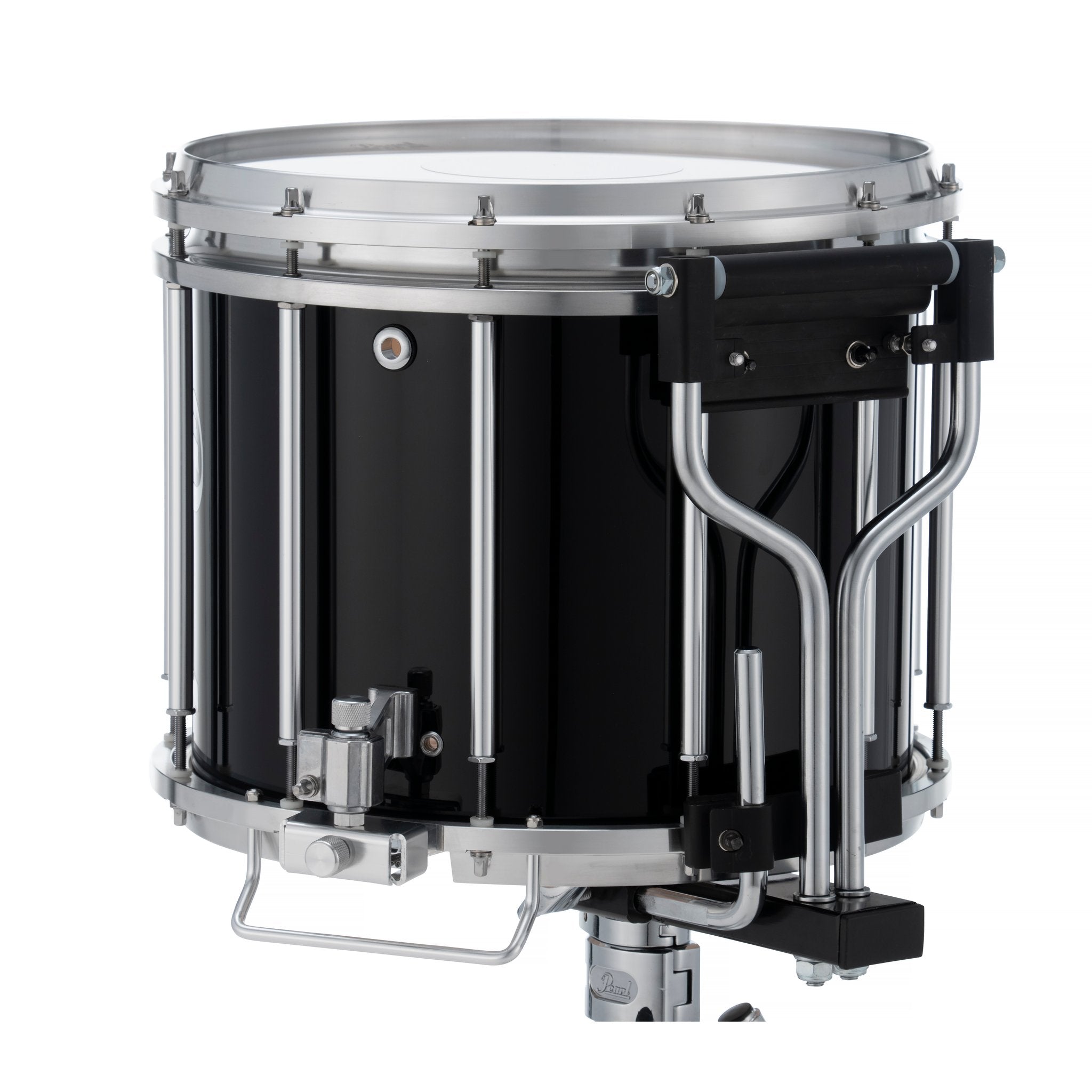 Pearl Finalist Birch Marching Snare Drum - 14" x 12" - Midnight Black - Image 7
