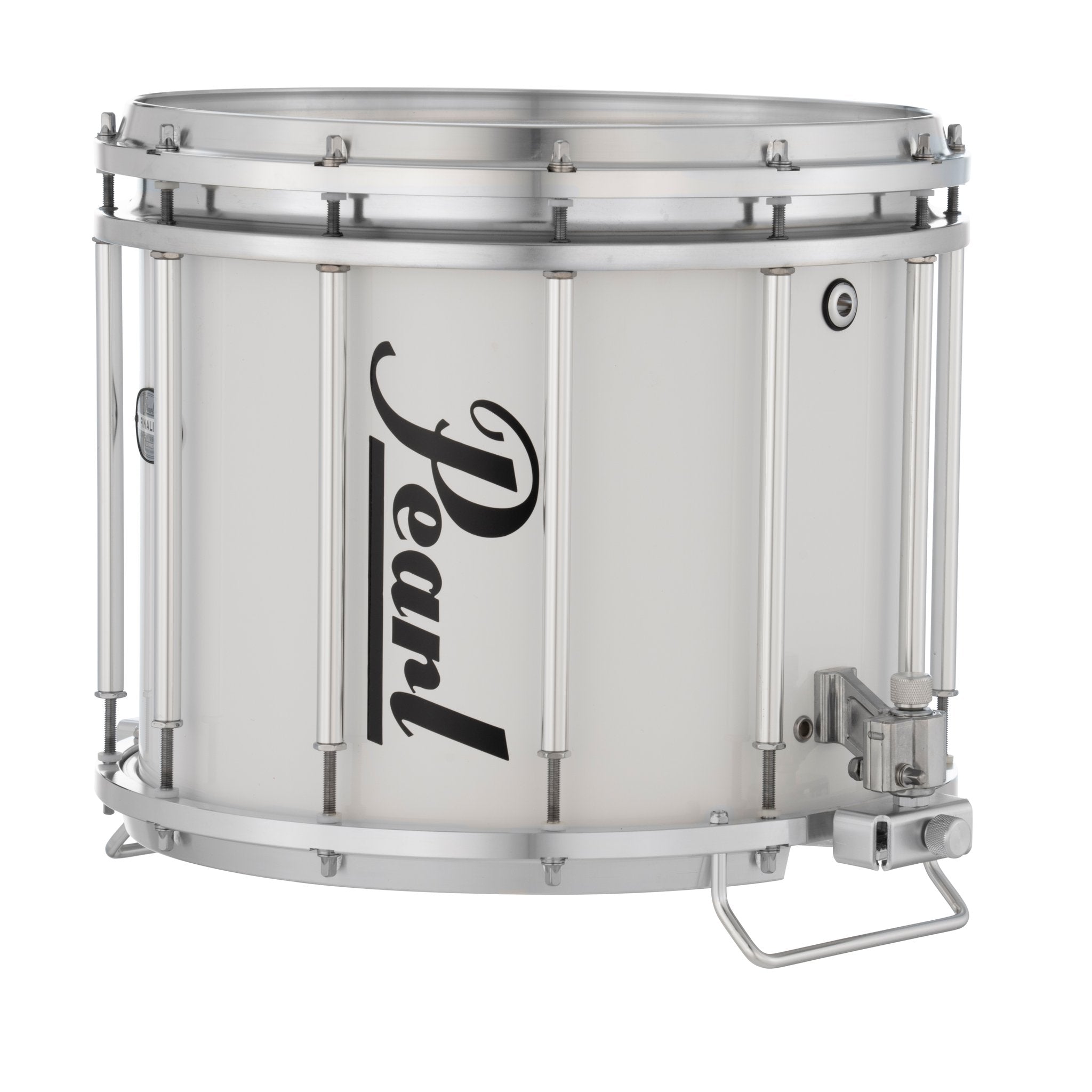 Pearl Finalist Birch Marching Snare Drum - 14" x 12" - Pure White - Image 2