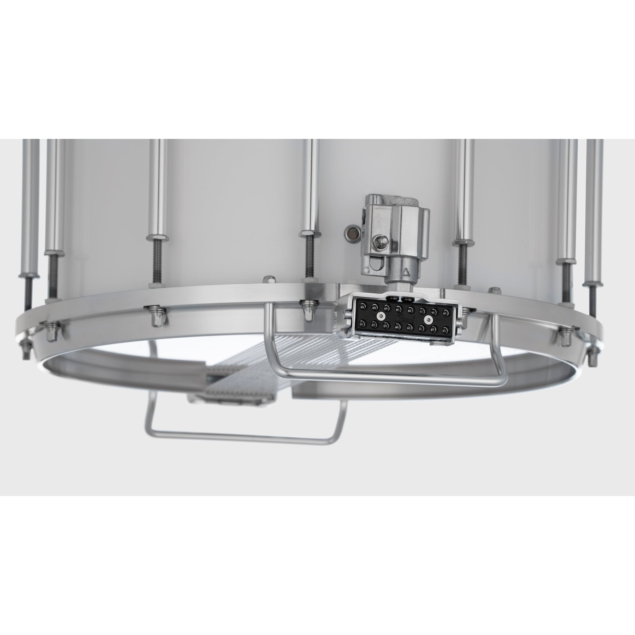 Pearl Finalist Birch Marching Snare Drum - 14" x 12" - Pure White - Image 5