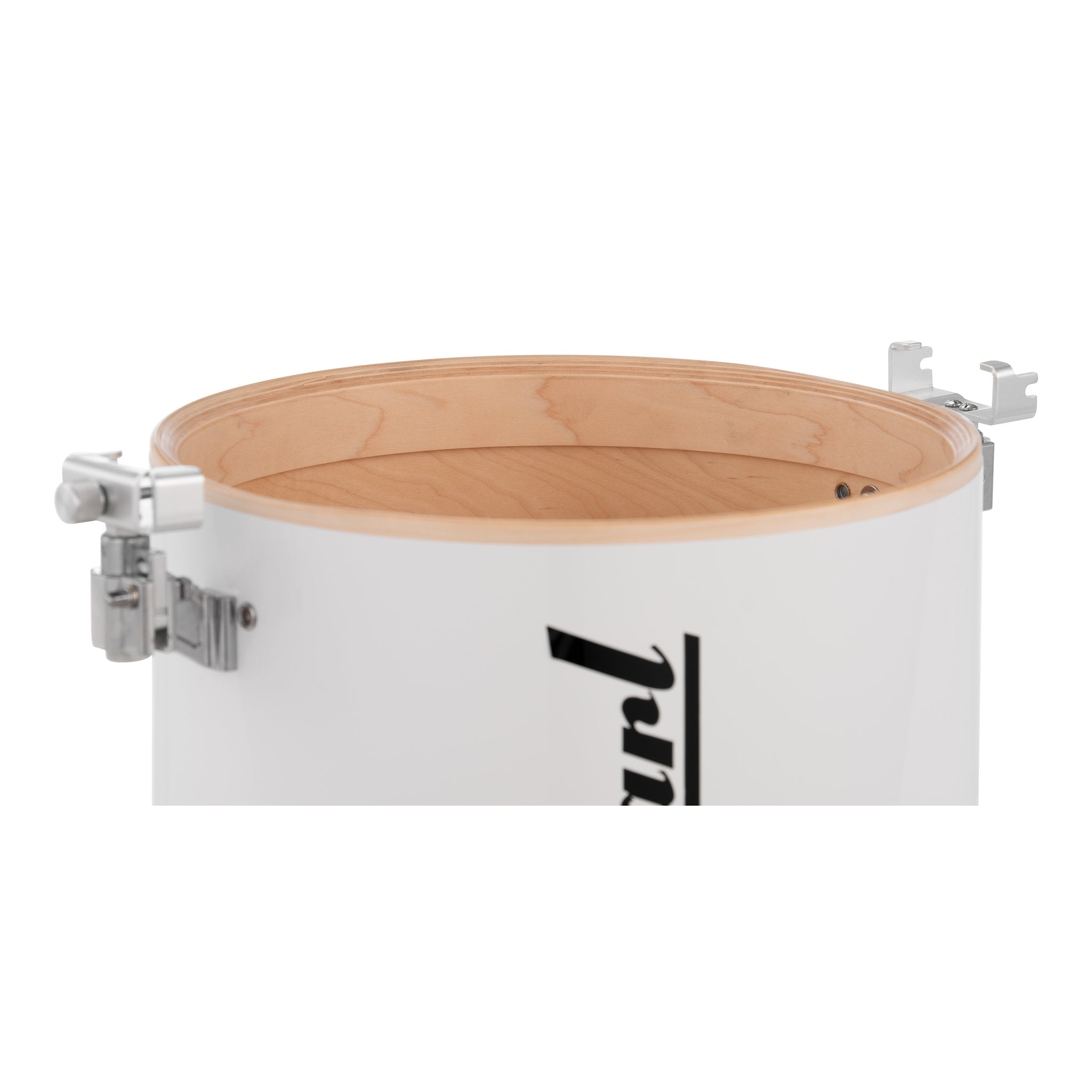 Pearl Finalist Birch Marching Snare Drum - 14" x 12" - Pure White - Image 7