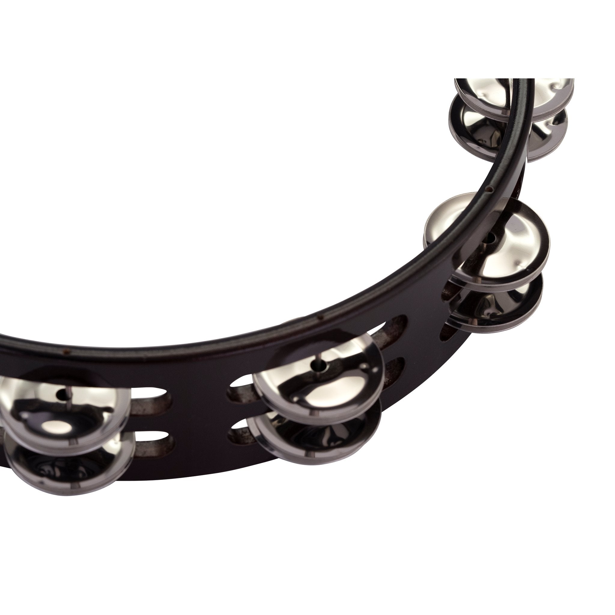 Pearl Headless Wood Tambourine - 10" Steel - Image 2