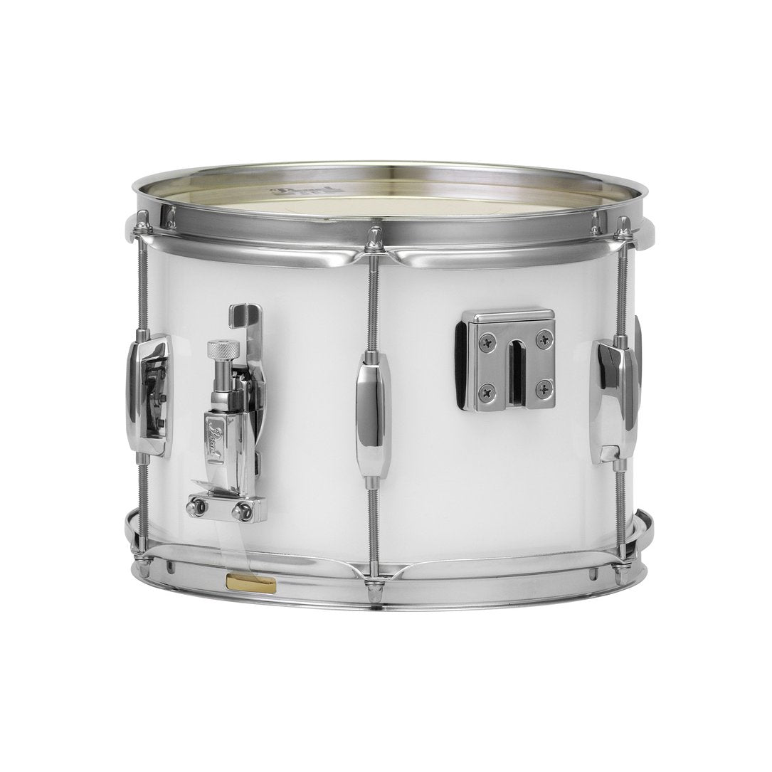 Pearl Junior Marching Snare Drum with Carrier - 10" x 7" - White - Image 2