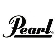 Pearl Logo Decal For Bass Drum Head - Black - 13"x5.5" phd1bmp