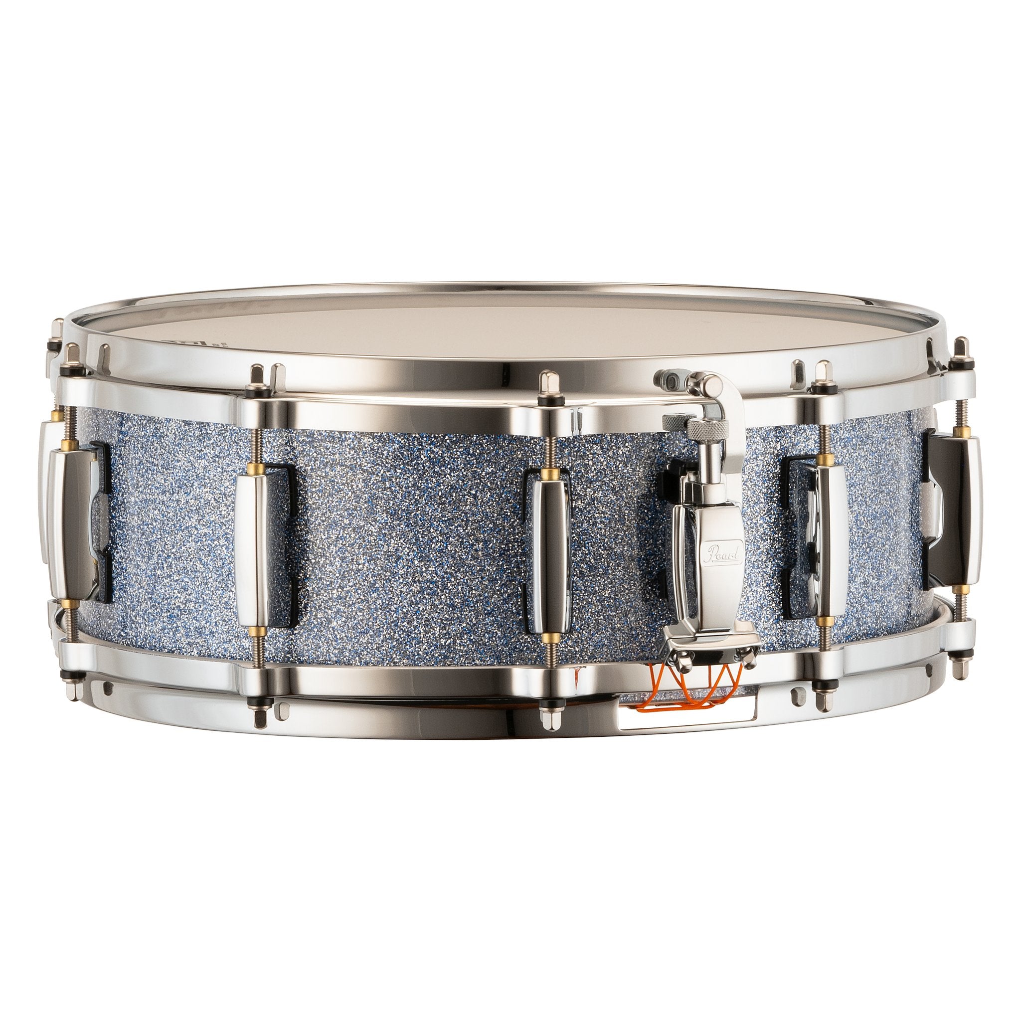 Pearl Masters Maple/Gum Snare Drum - 14" x 5" - Crystal Rain - Image 2