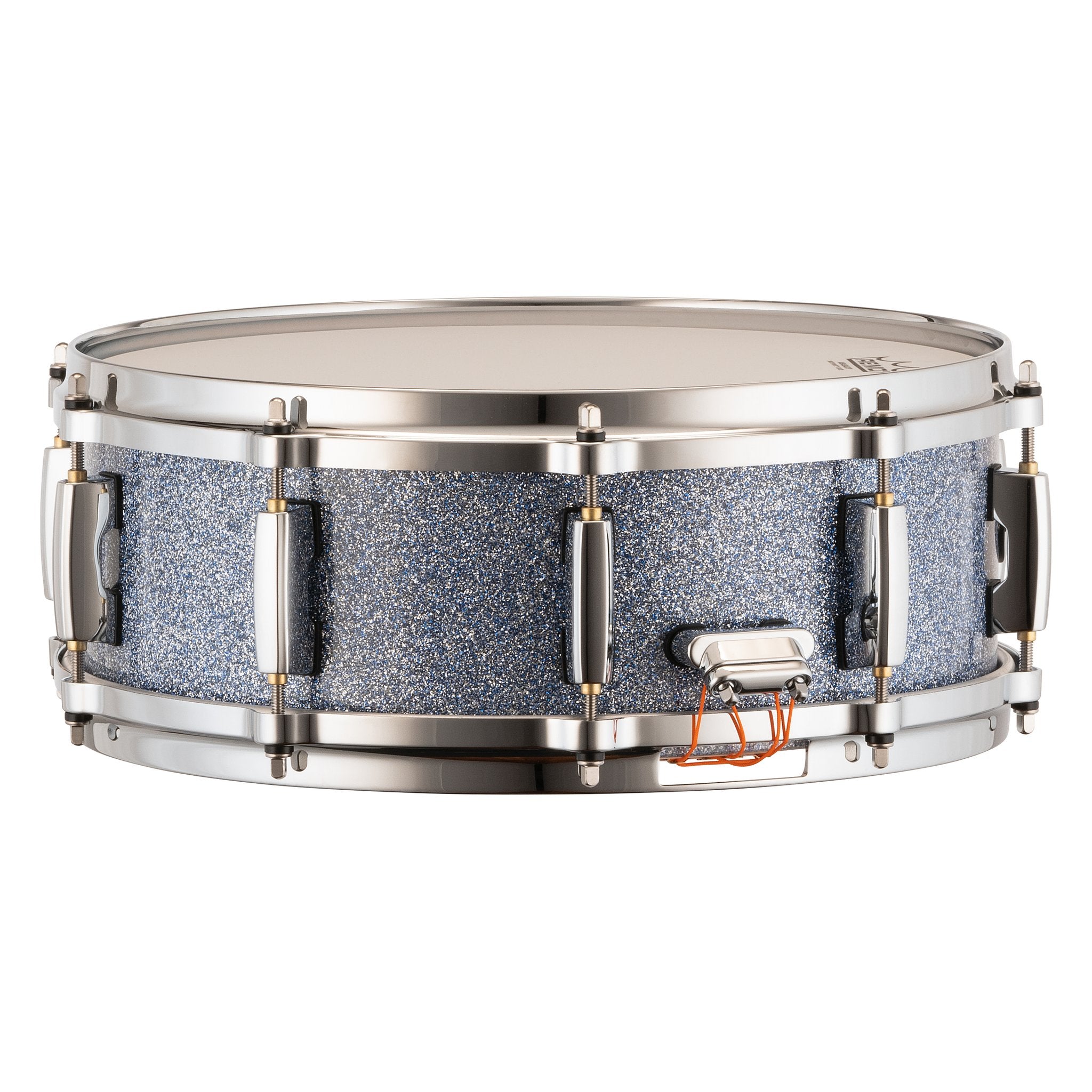Pearl Masters Maple/Gum Snare Drum - 14" x 5" - Crystal Rain - Image 3