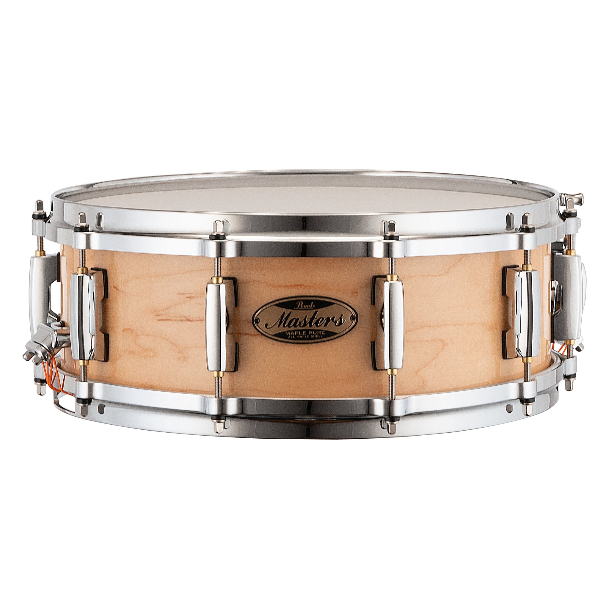 Pearl Masters Maple Pure Snare Drum - 14" x 5" - Natural Maple - Image 1