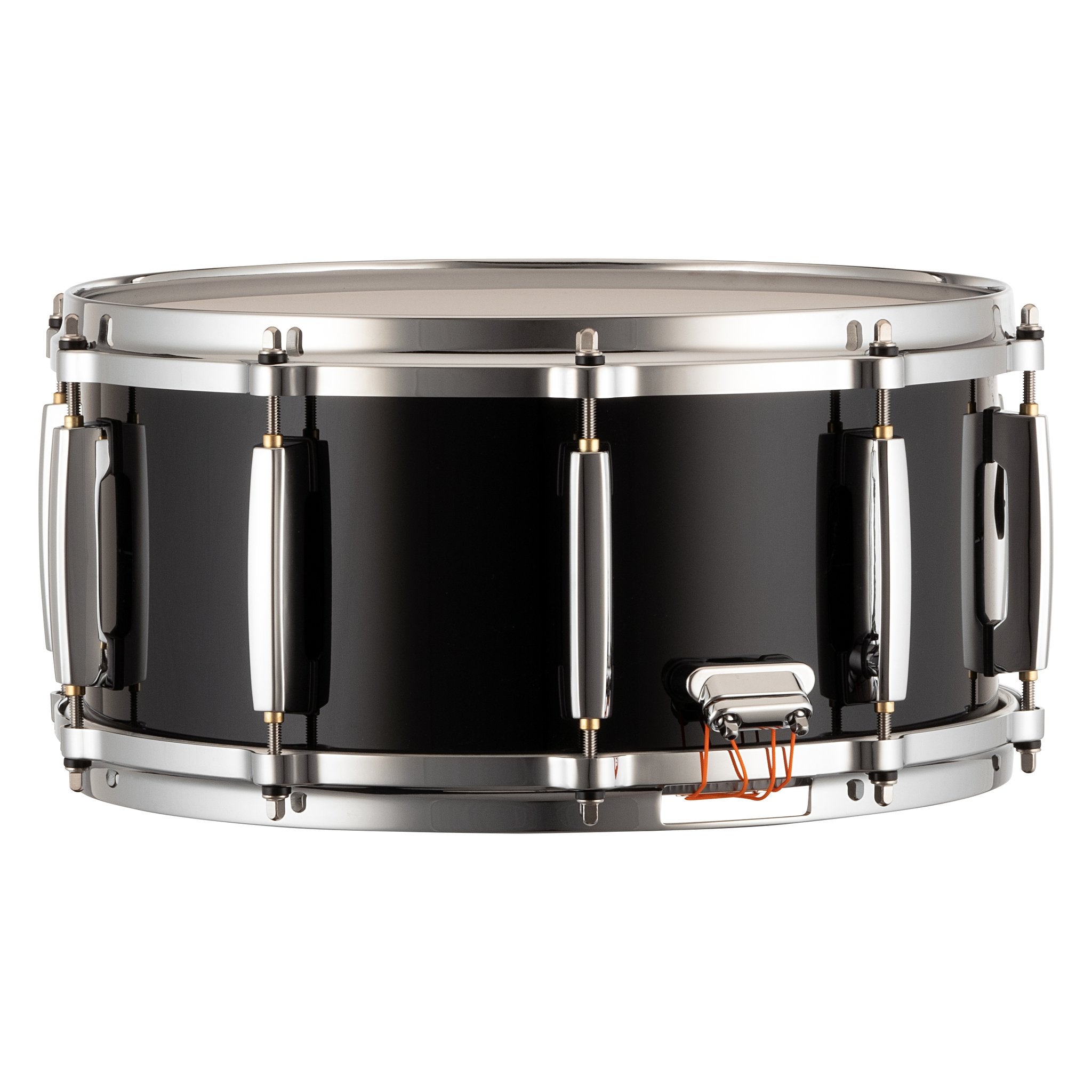 Pearl Masters Maple Snare Drum - 14" x 6.5" - Piano Black - Image 3