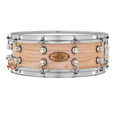 Pearl Music City Custom Solid Ash Natural Finish Snare Drum - 14x5 - Image 1