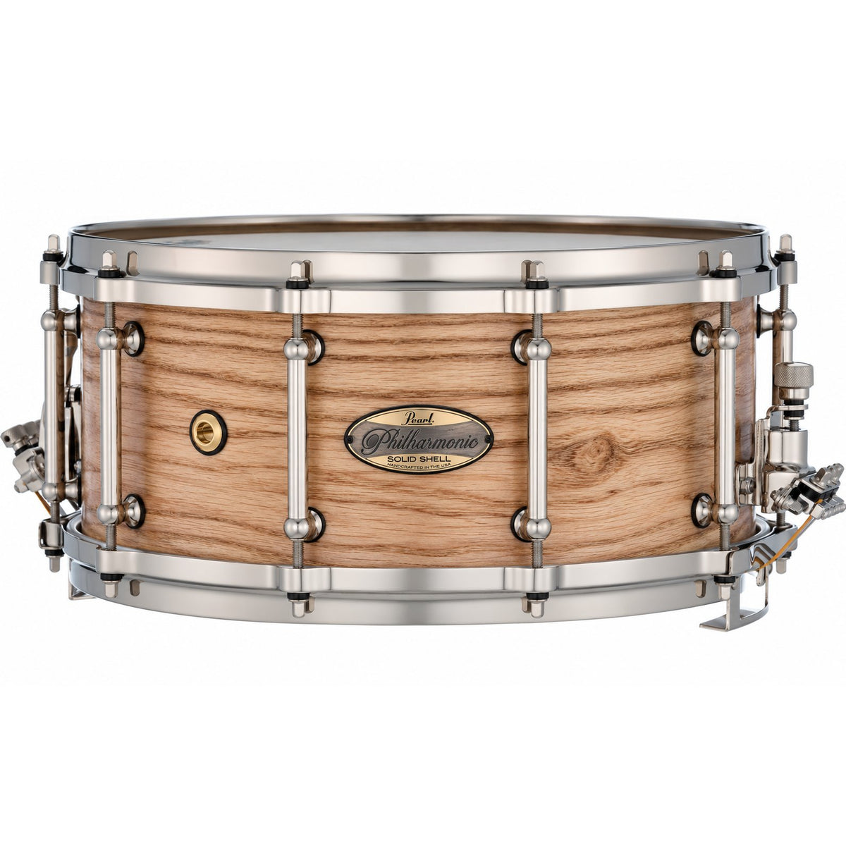 Pearl Philharmonic Concert Snare Drum Solid Shell Ash 14x6.5 Fully Rounded Bearing Edges No Inlay PHSA1465R/N1000