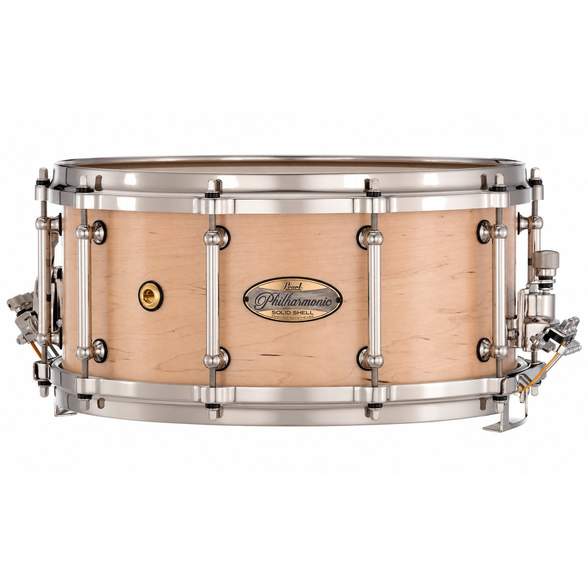 Pearl Philharmonic Concert Snare Drum Solid Shell Maple 14x6.5 45 Degree Bearing Edges No Inlay PHSM1465/N1000