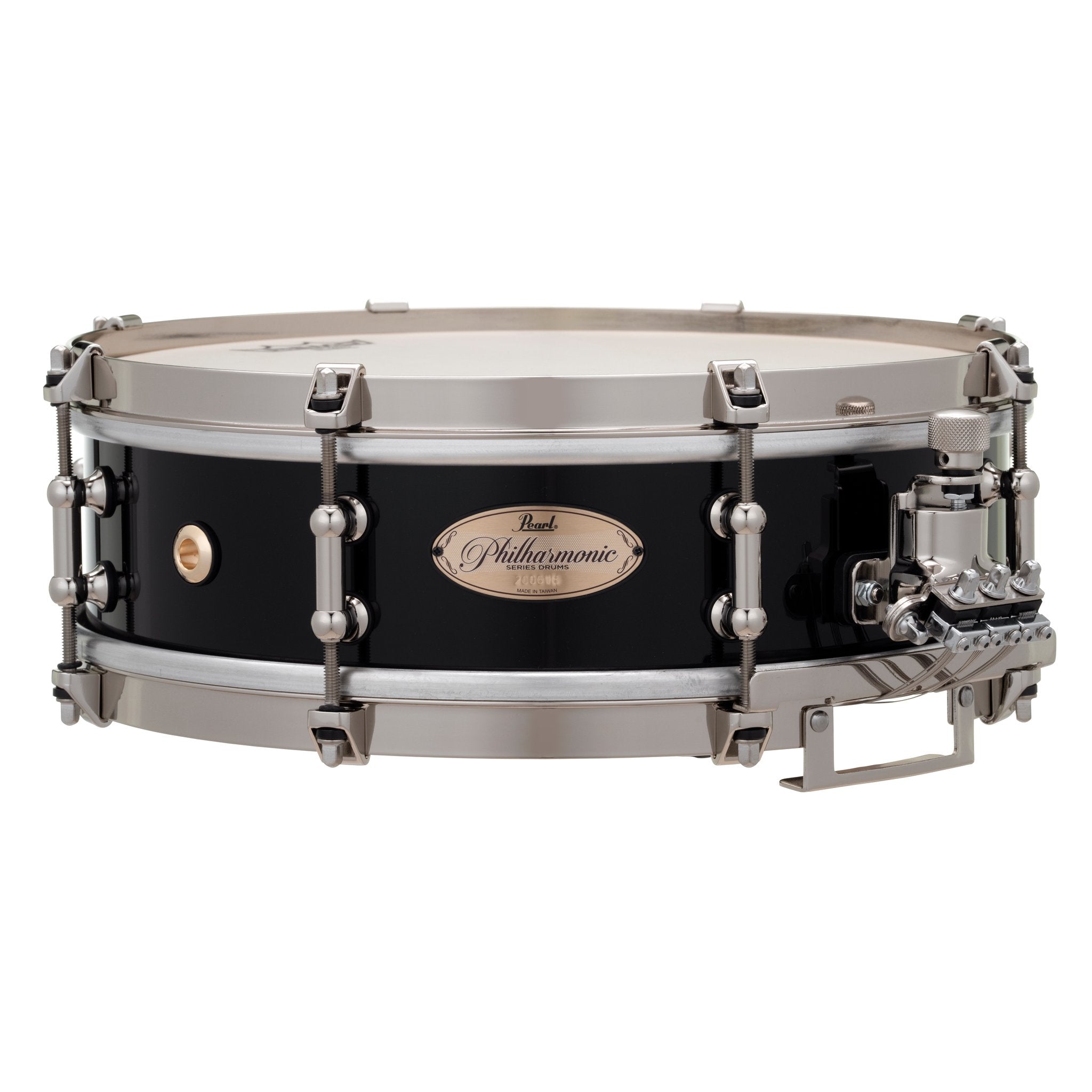 Pearl Philharmonic Maple Concert Snare Drum - 13" x 4" - Piano Black - Image 1