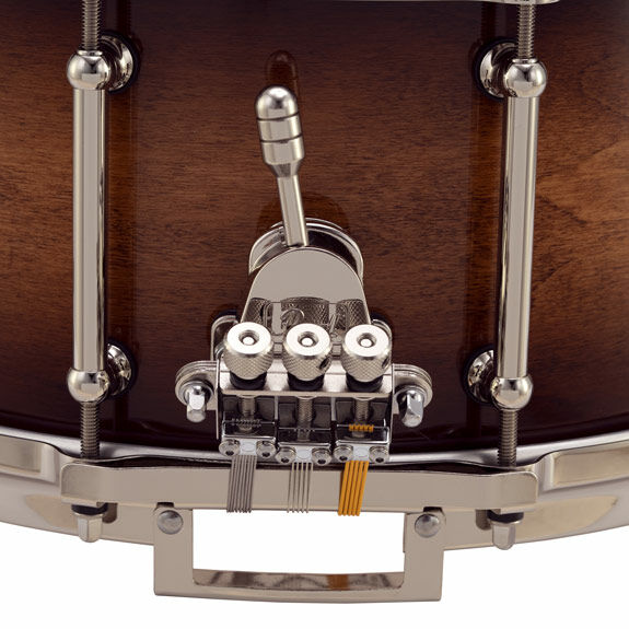 Walnut Lacquer Marine Pearl Pearl Philharmonic Concert Snare Drum - Maple 14x4