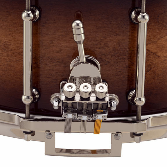 Walnut Lacquer - Pearl Philharmonic Concert Snare Drum  - Maple 14x6.5