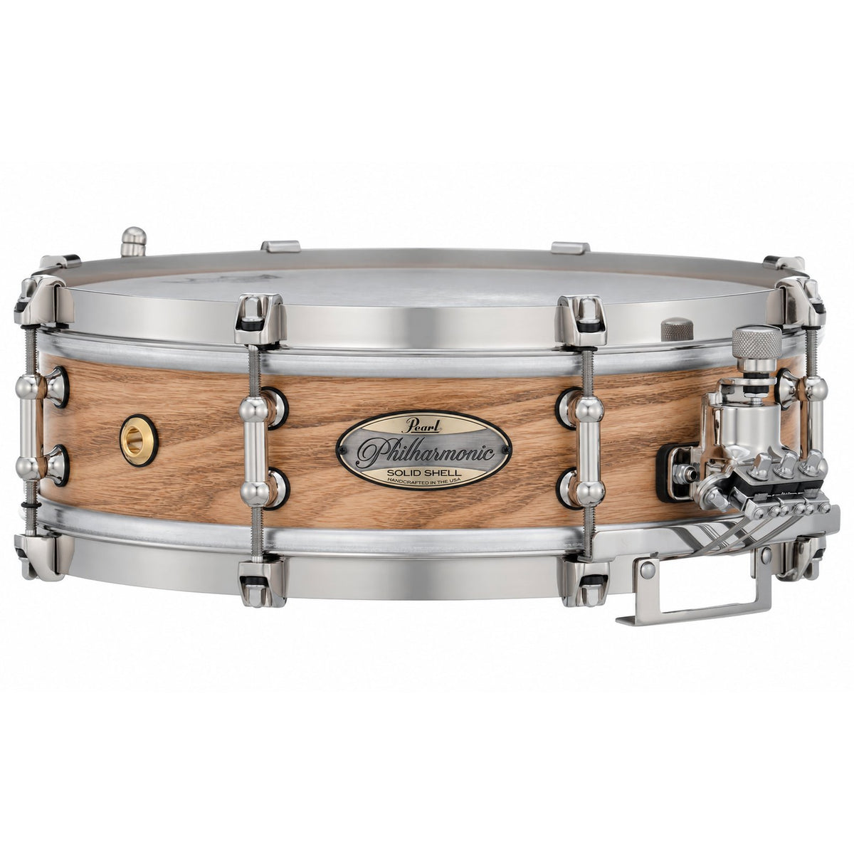 pearl philharmonic solid shell ash concert snare drum 13 x 4 no inlay PHSA1340R/N1000