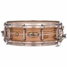Pearl Philharmonic Concert Snare Drum - Solid Shell Ash 14x5, Fully Rounded Bearing Edges, Ebony Single Inlay