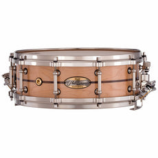 Pearl Philharmonic Concert Snare Drum - Solid Shell Maple 14x5, Fully Rounded Bearing Edges, Ebony Single Inlay