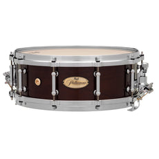Pearl Philharmonic Solid Shell Maple Concert Snare Drum - 14" x 5" - Gloss Walnut Bordeaux - Image 1