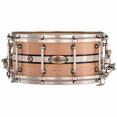 Pearl Philharmonic Concert Snare Drum - Solid Shell Maple 14x6.5, Fully Rounded Bearing Edges, Kingwood Center Inlay