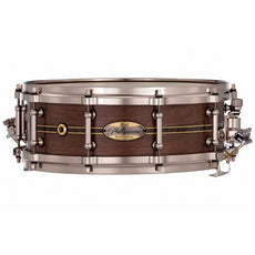 Pearl Philharmonic Solid Shell Walnut Concert Snare Drum 14x5 45 Degree Bearing Edges Kingwood Center Inlay PHSW1450/N1001